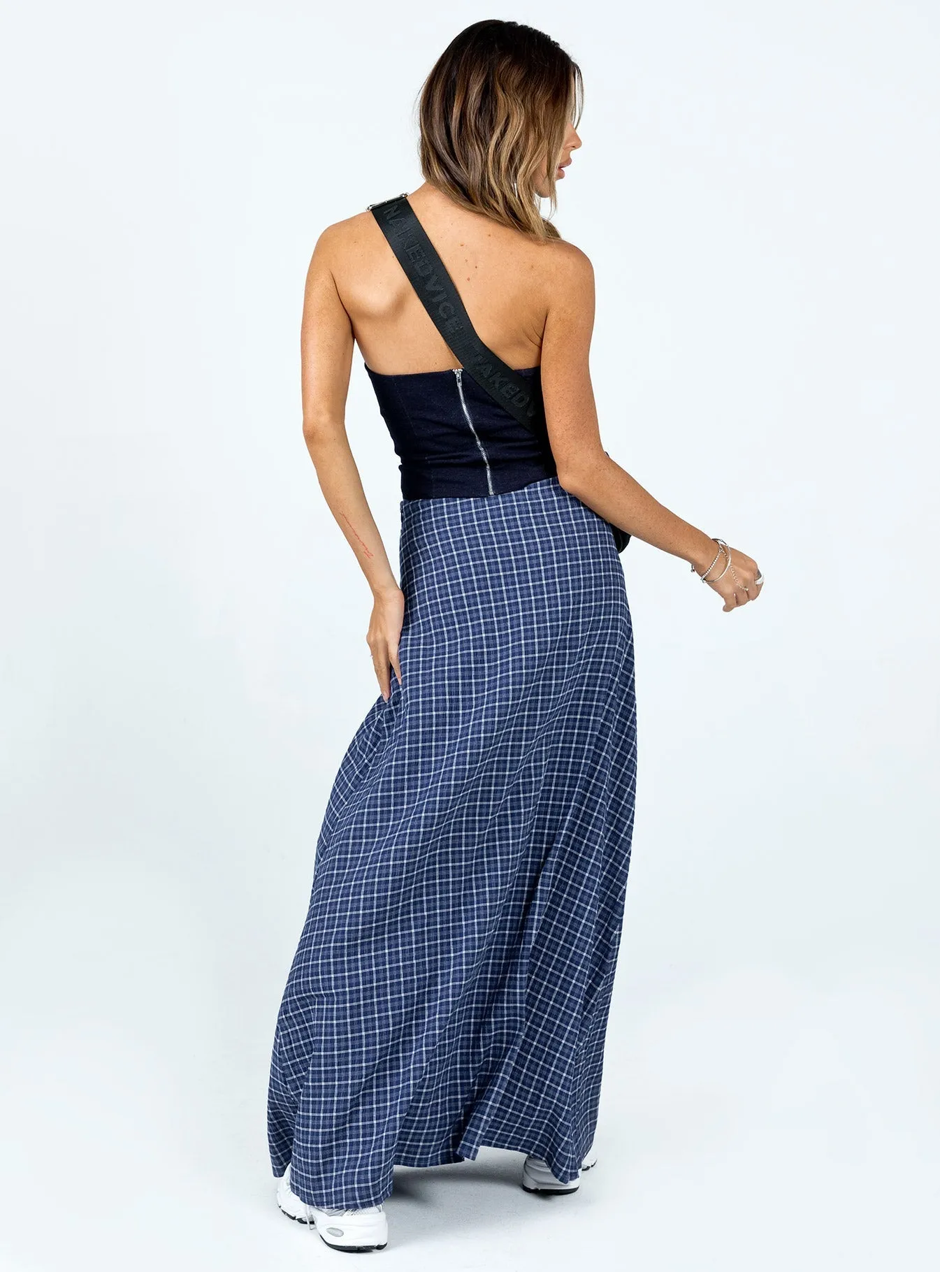 Janee Maxi Skirt Navy