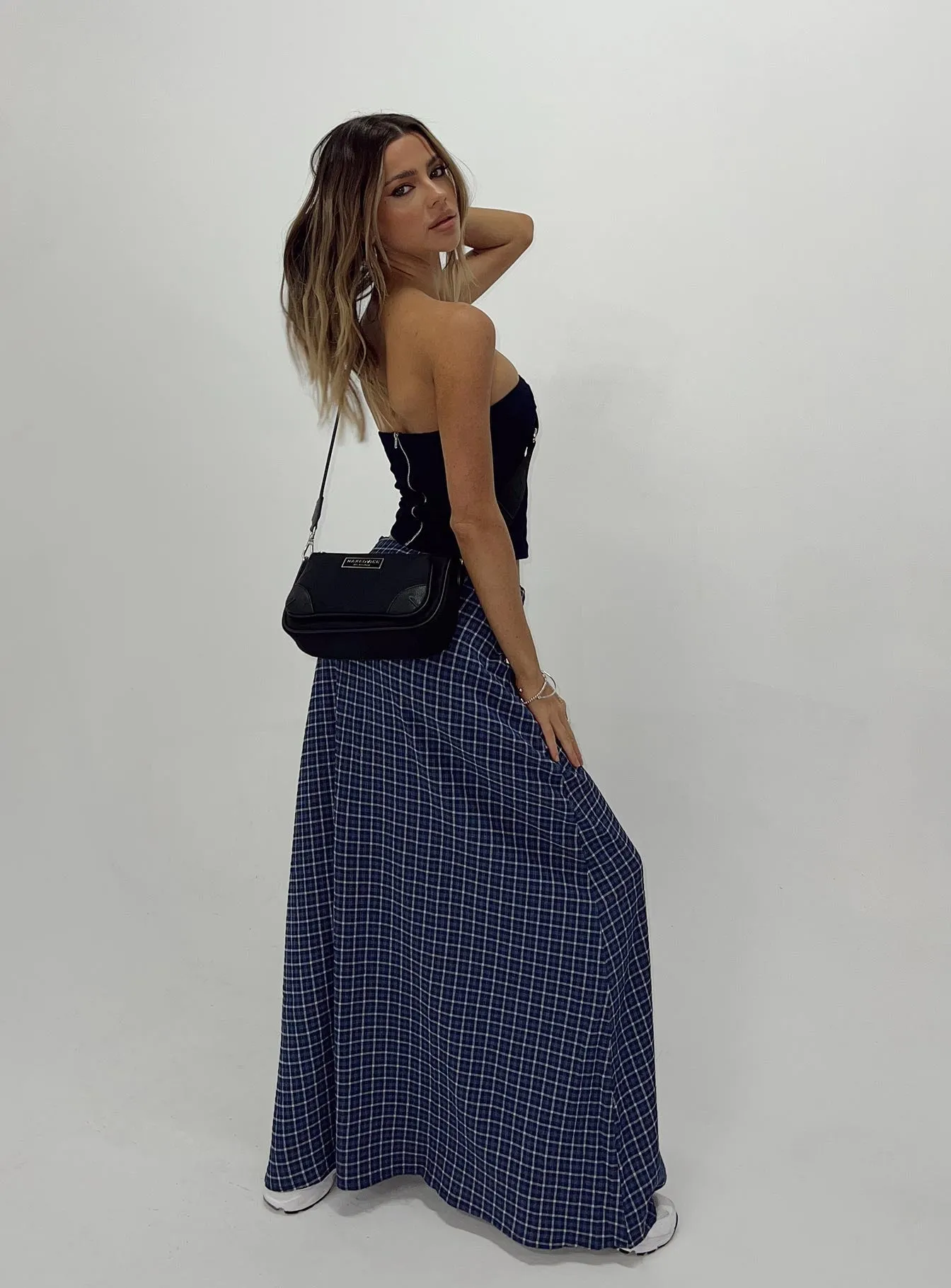 Janee Maxi Skirt Navy