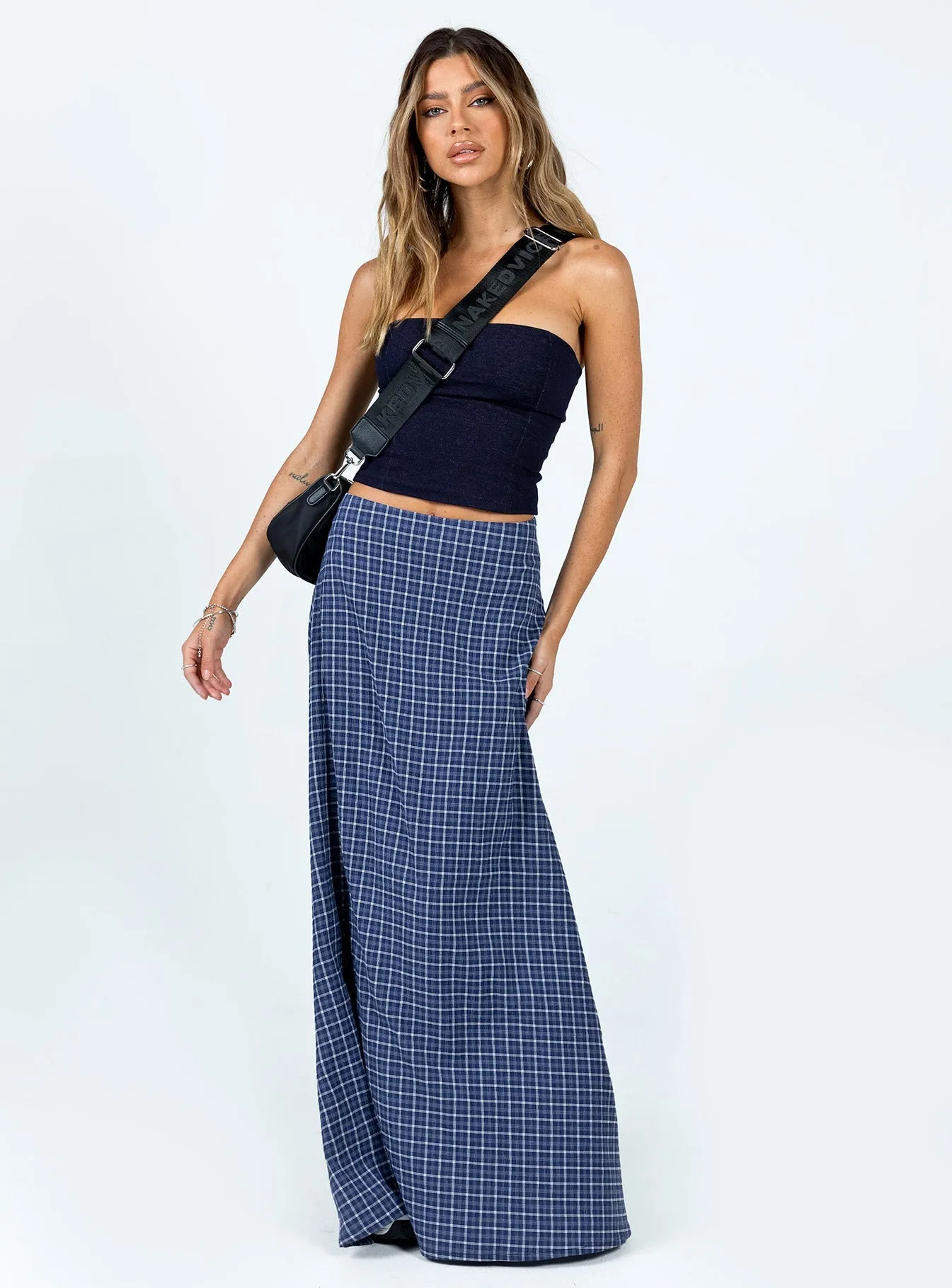 Janee Maxi Skirt Navy