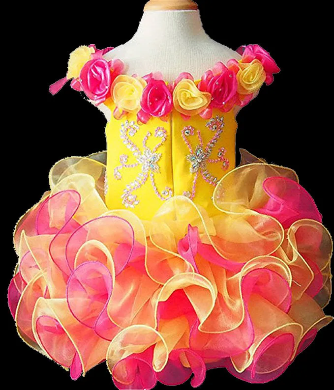 Jennifer Wu Full Hand made Infant Stunning Cupcake Pageant Dress