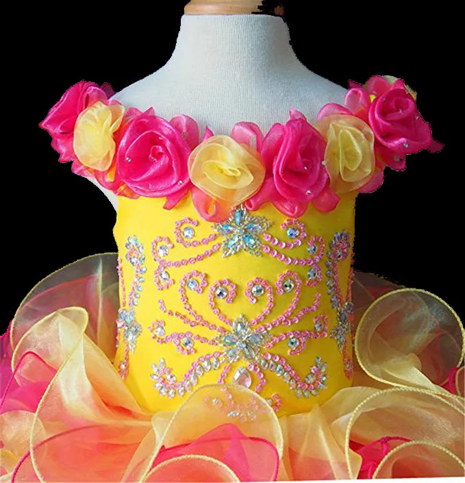 Jennifer Wu Full Hand made Infant Stunning Cupcake Pageant Dress