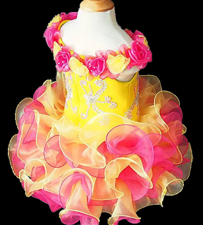 Jennifer Wu Full Hand made Infant Stunning Cupcake Pageant Dress