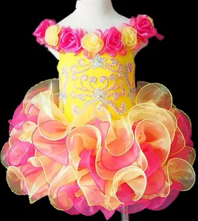 Jennifer Wu Full Hand made Infant Stunning Cupcake Pageant Dress