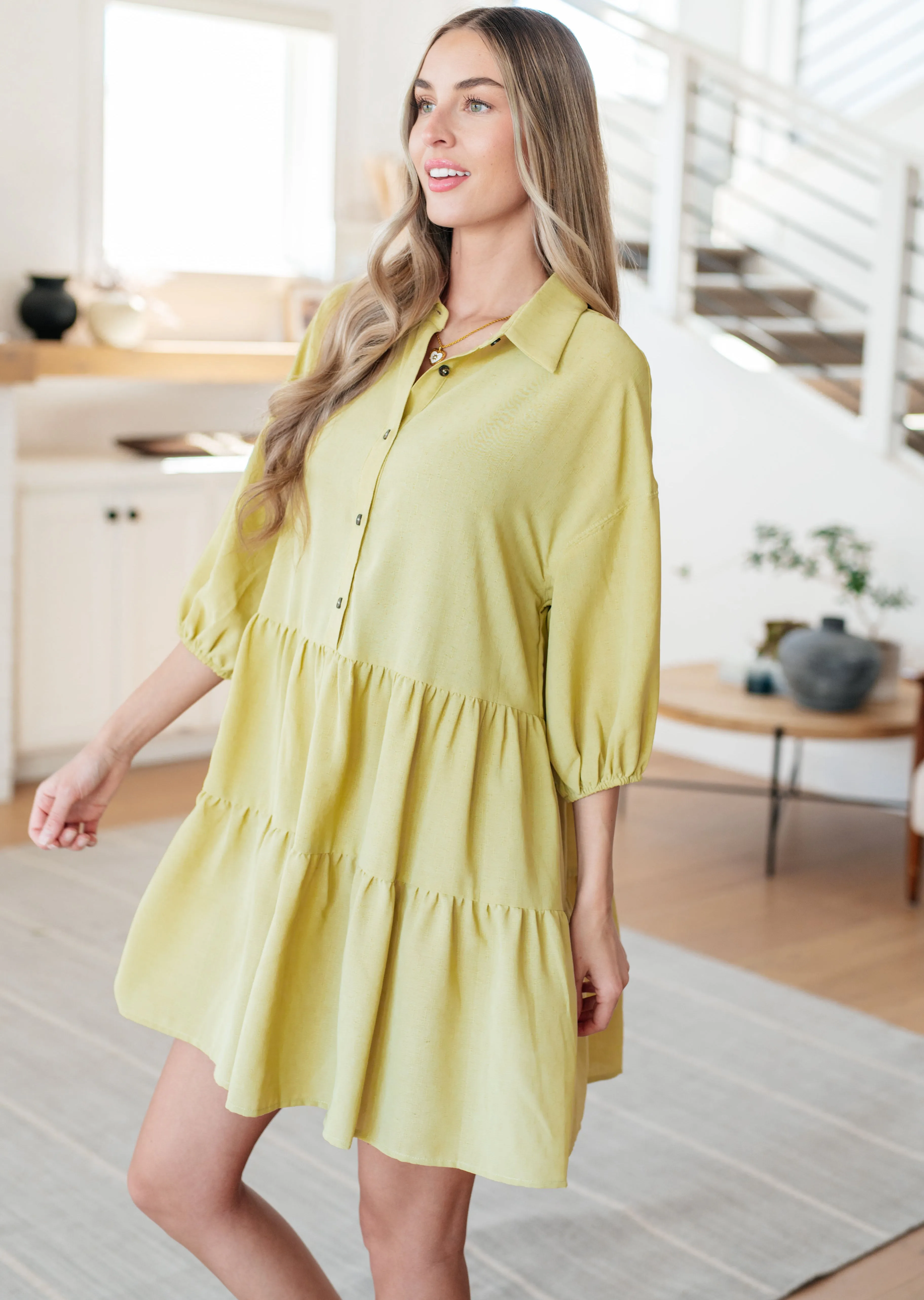 Just Like Honey Tiered Dress