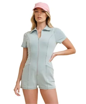 Keaton Denim Romper