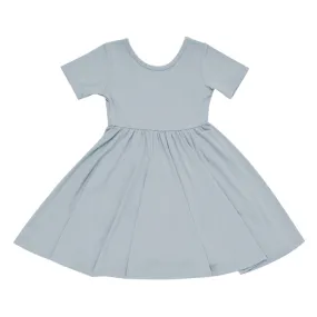 Kyte Baby Twirl Dress in Fog