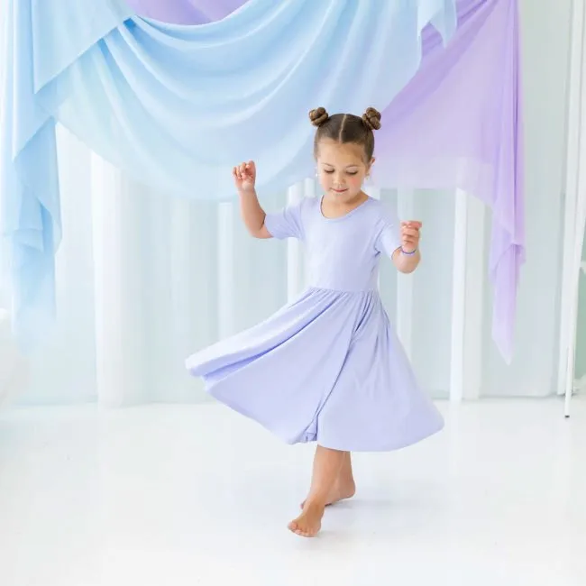 Kyte Baby Twirl Dress in Lilac