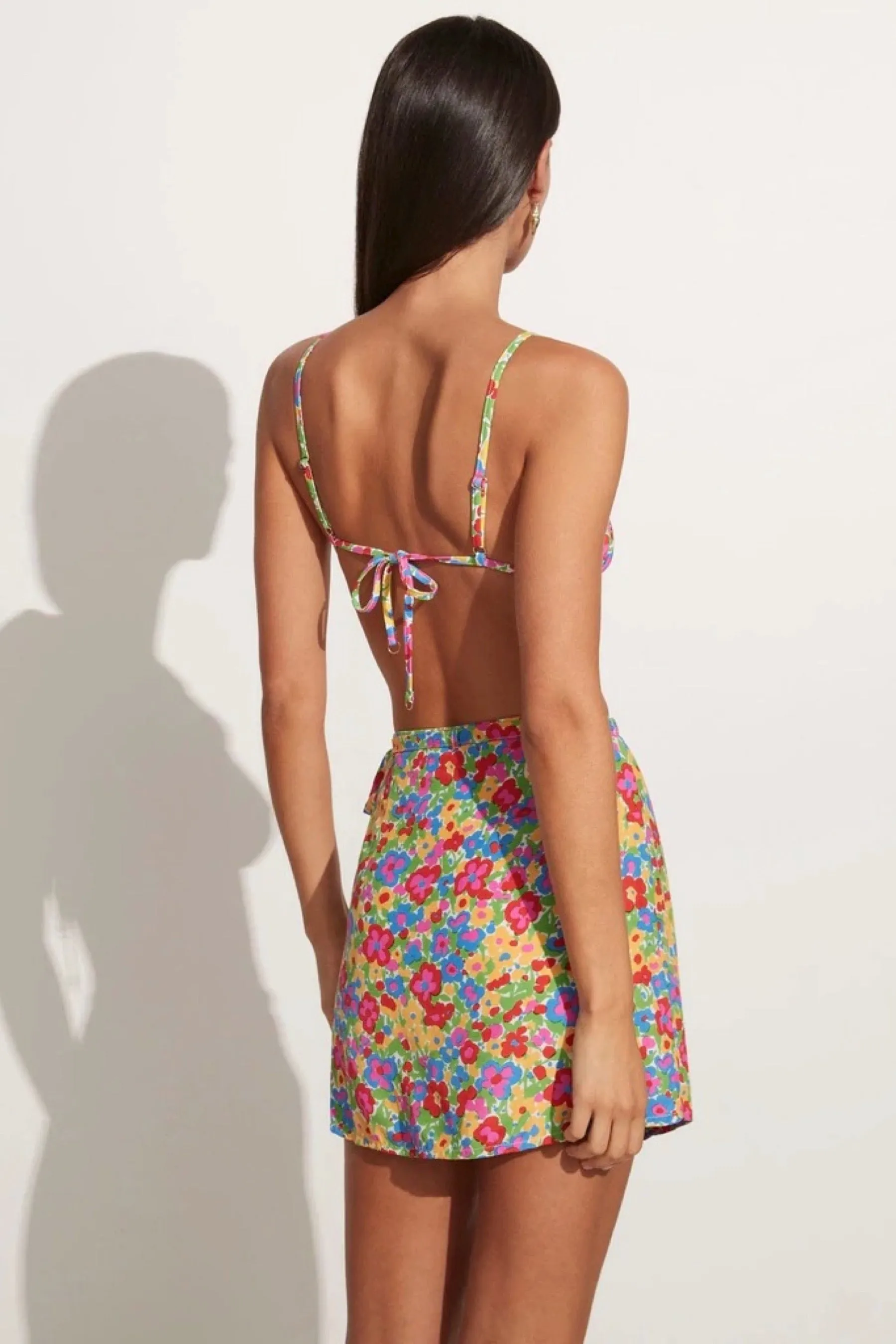 La Fortuna Floral Lucio Wrap Skirt