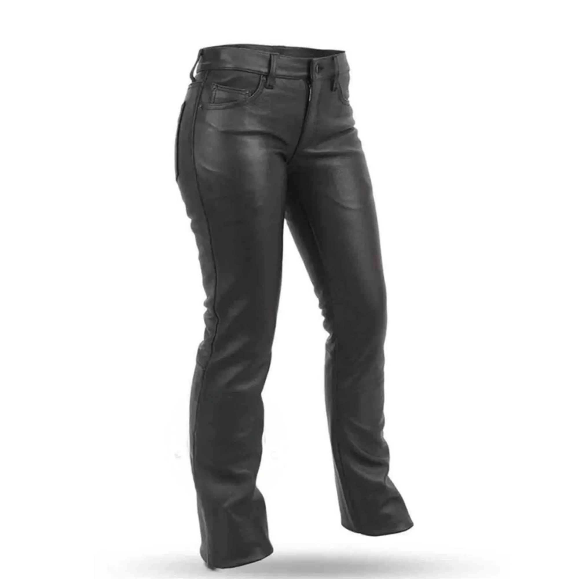 Ladies Leather Motorcycle Pants