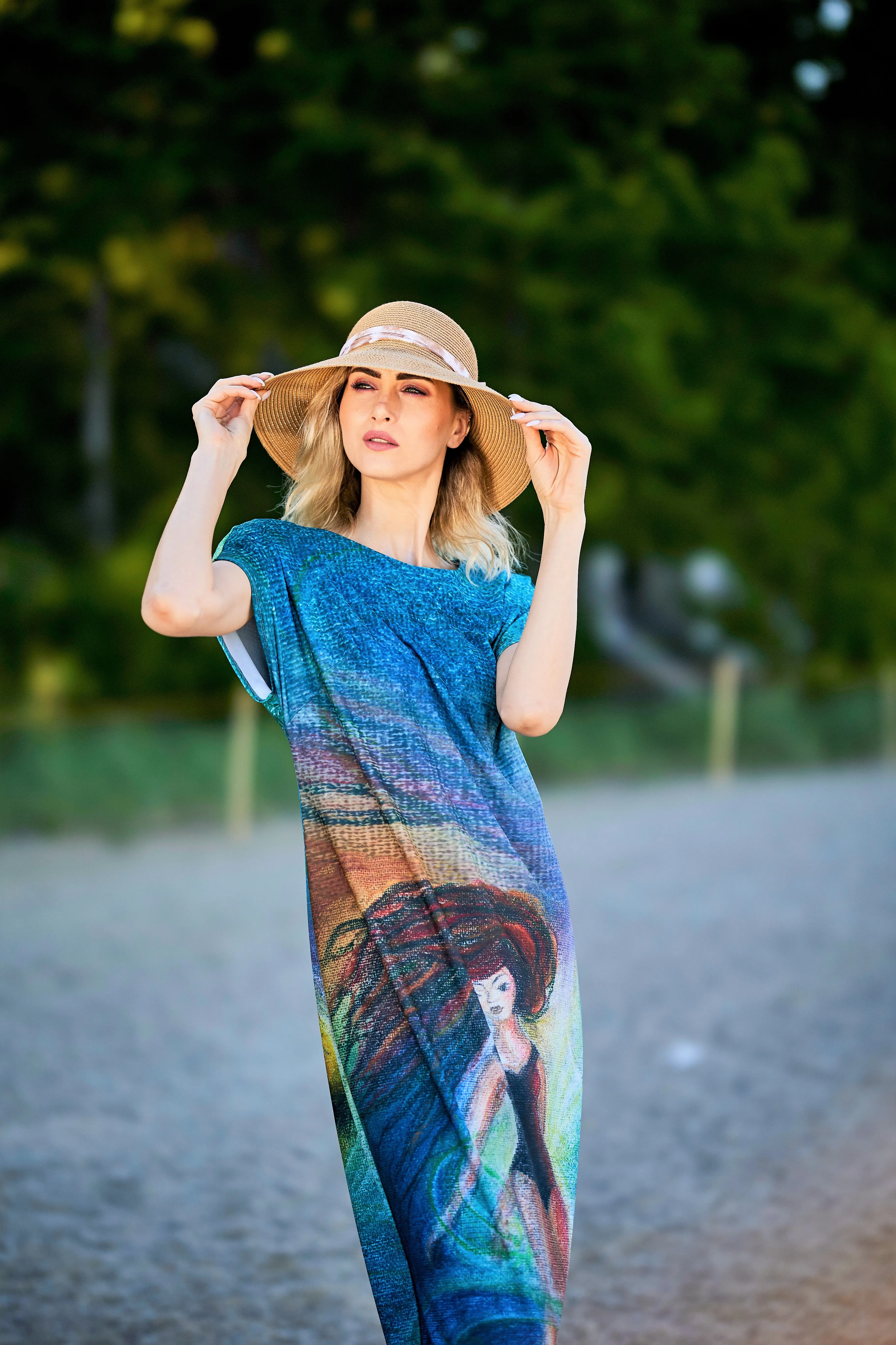 LADY UNIVERSE Stetch Art-A-Porte Maxi Dress