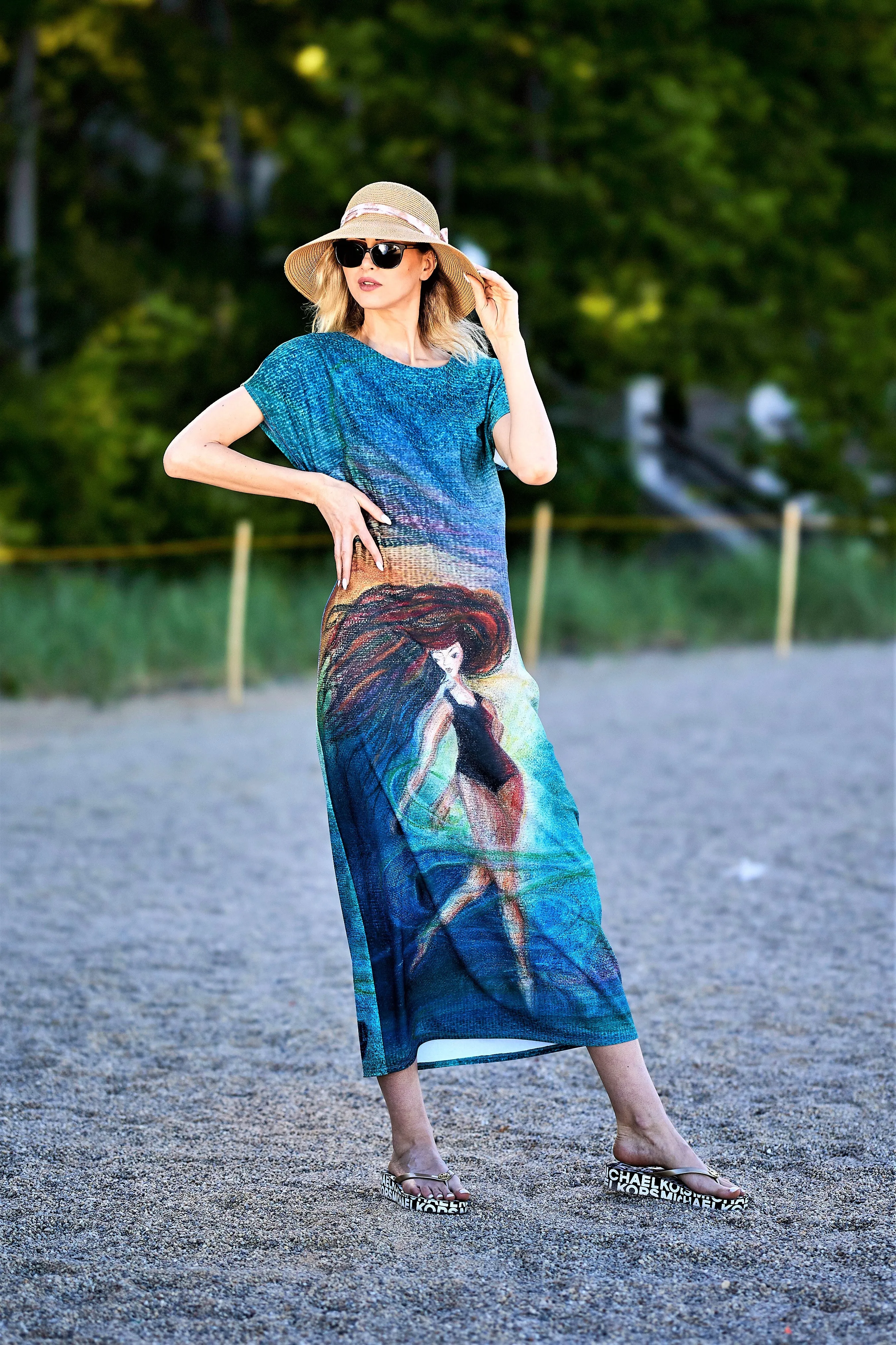 LADY UNIVERSE Stetch Art-A-Porte Maxi Dress