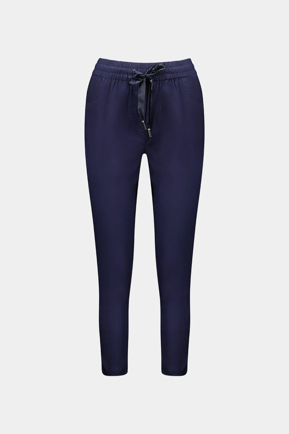 Lemon Tree Design Gemma Cotton Rich Pant - Navy