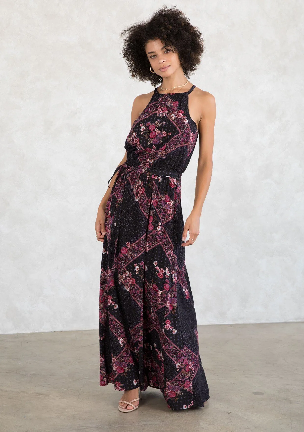 Lennon Halter Maxi Dress