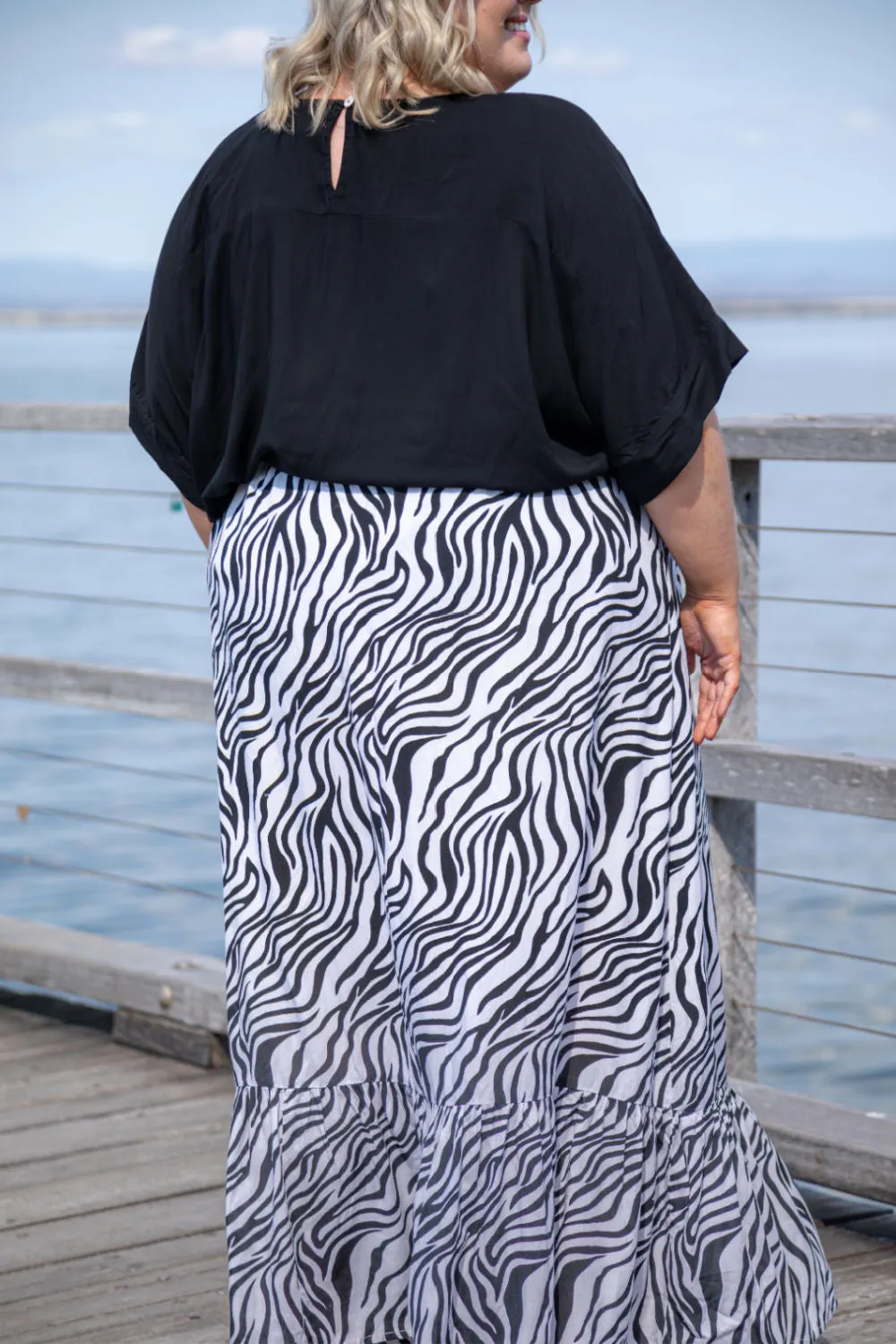 Long Skirt - Zebra