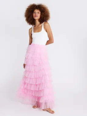 Lulu Skirt in Bubblegum Tulle