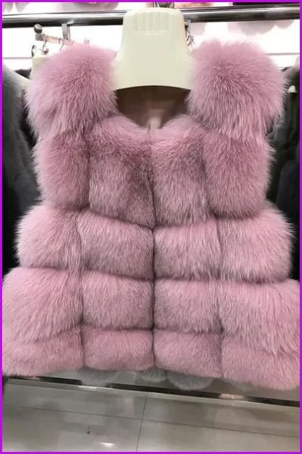 Luxury Fox Fur Gilet DO1494