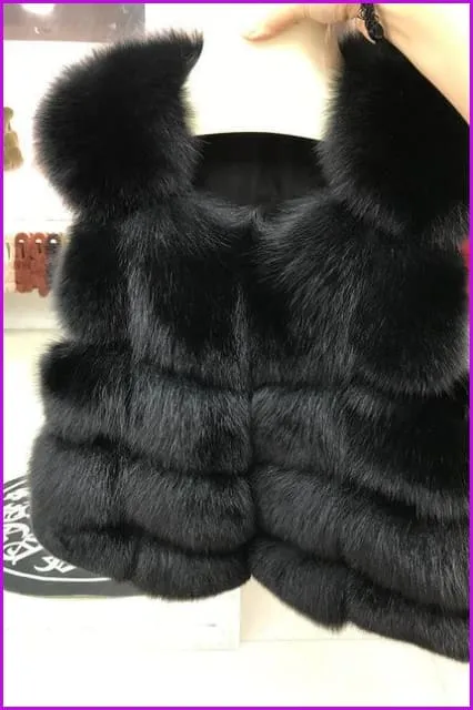 Luxury Fox Fur Gilet DO1494