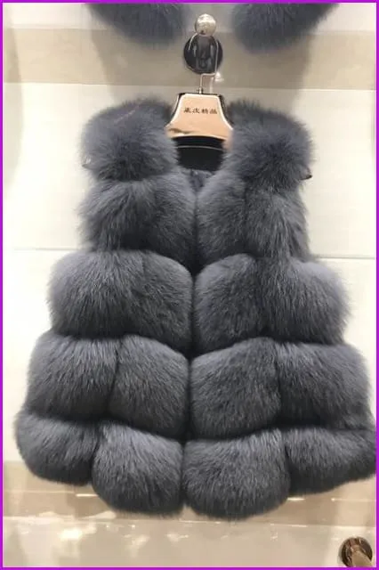 Luxury Fox Fur Gilet DO1494