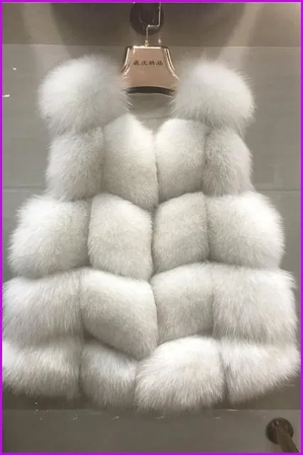 Luxury Fox Fur Gilet DO1494