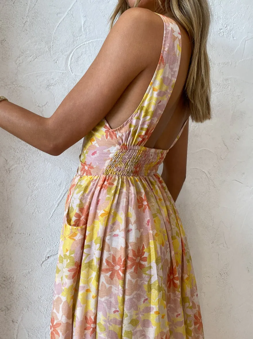 Magali Pascal Miriam Maxi Dress in Vintage Bloom Light