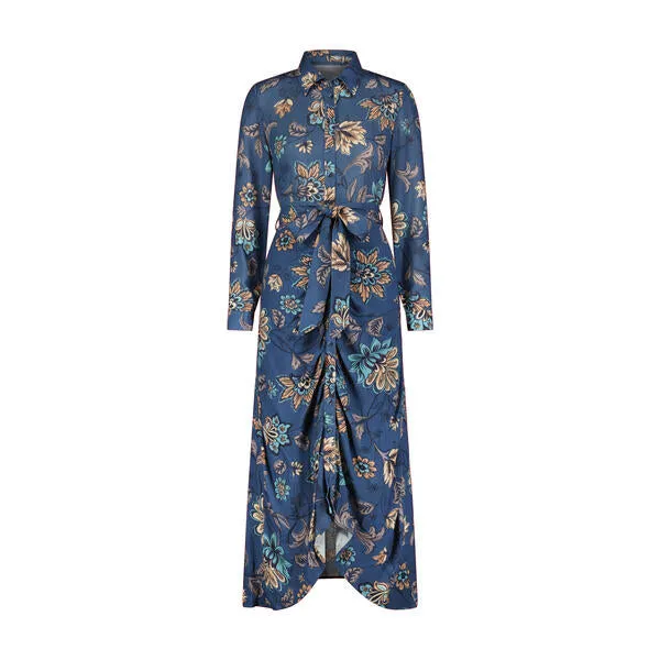 Megan Dress- Navy Floral