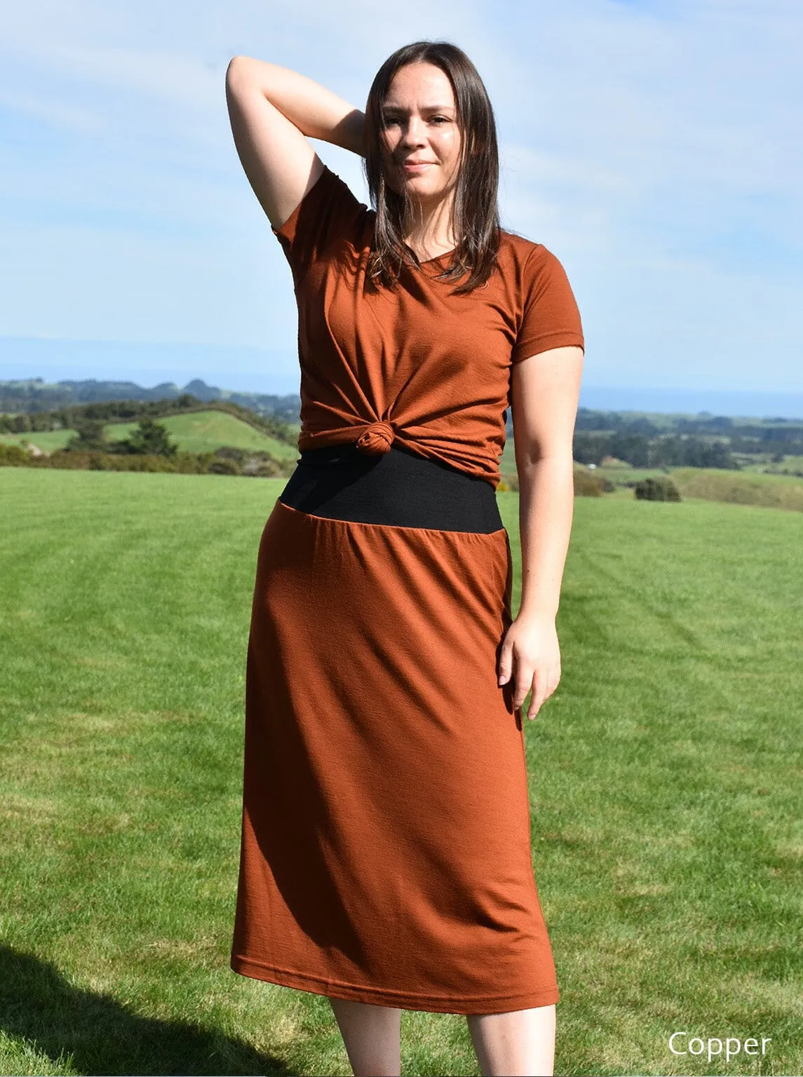Merino Midi Skirt
