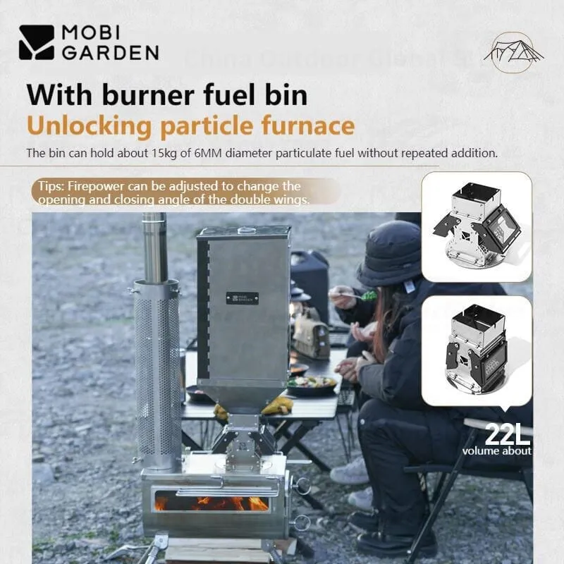 MOBI GARDEN Multi-Functional Firewood Stove