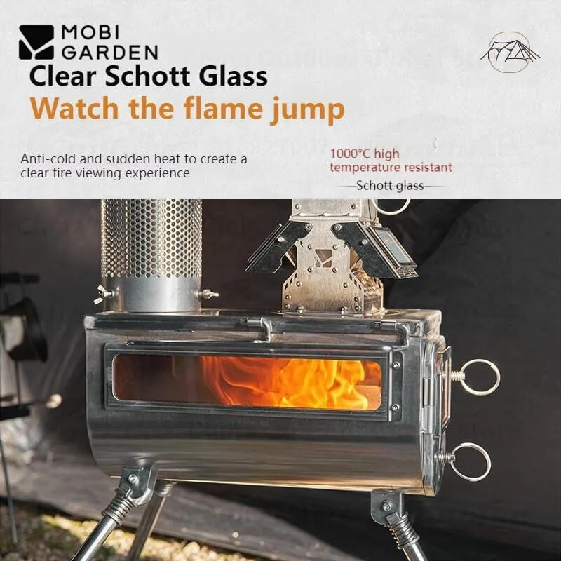 MOBI GARDEN Multi-Functional Firewood Stove