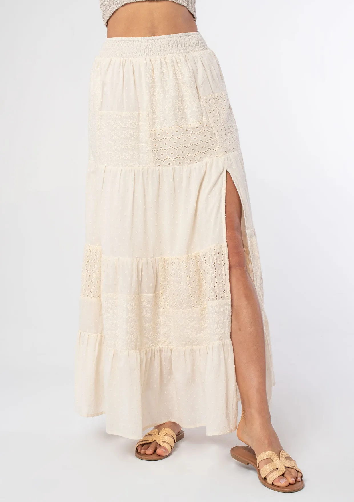 Molly Embroidered Maxi Skirt