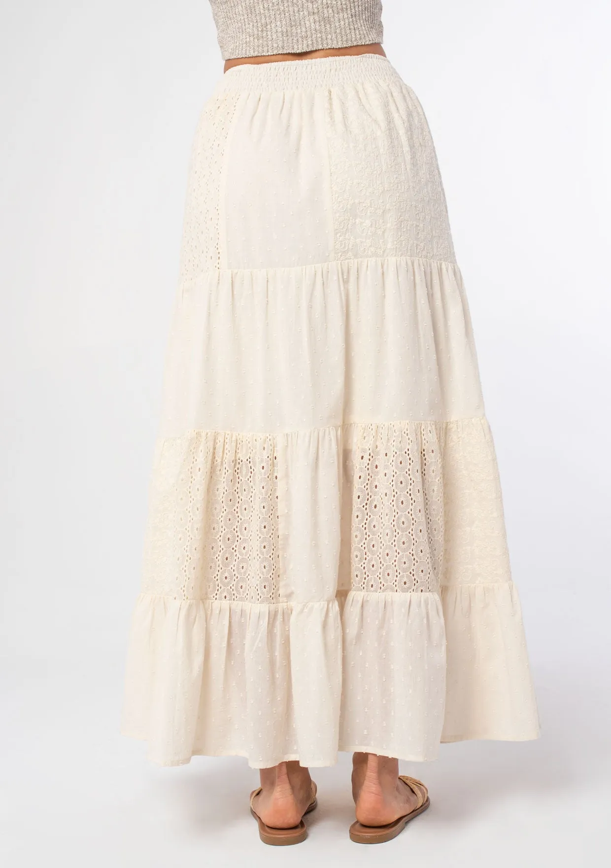 Molly Embroidered Maxi Skirt