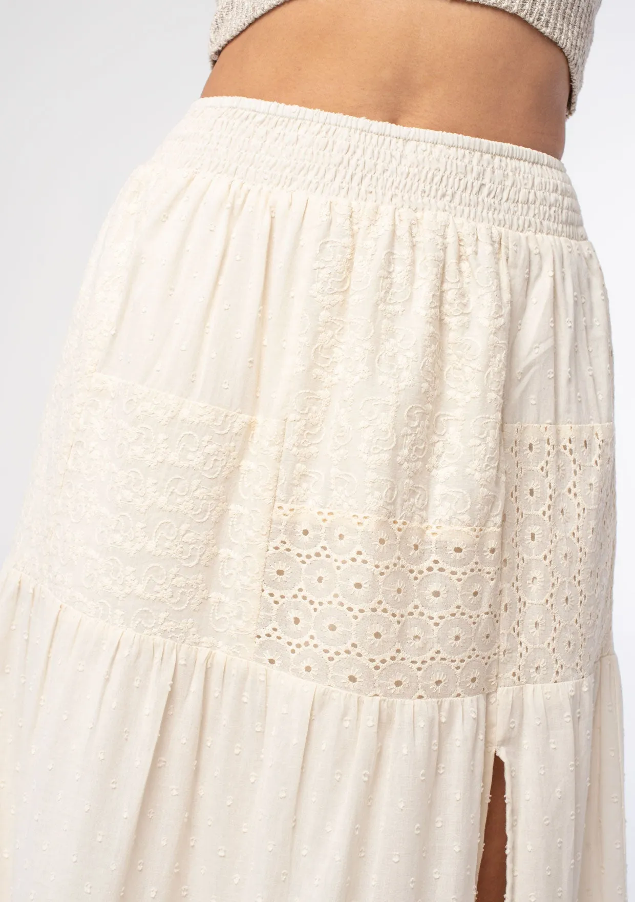 Molly Embroidered Maxi Skirt