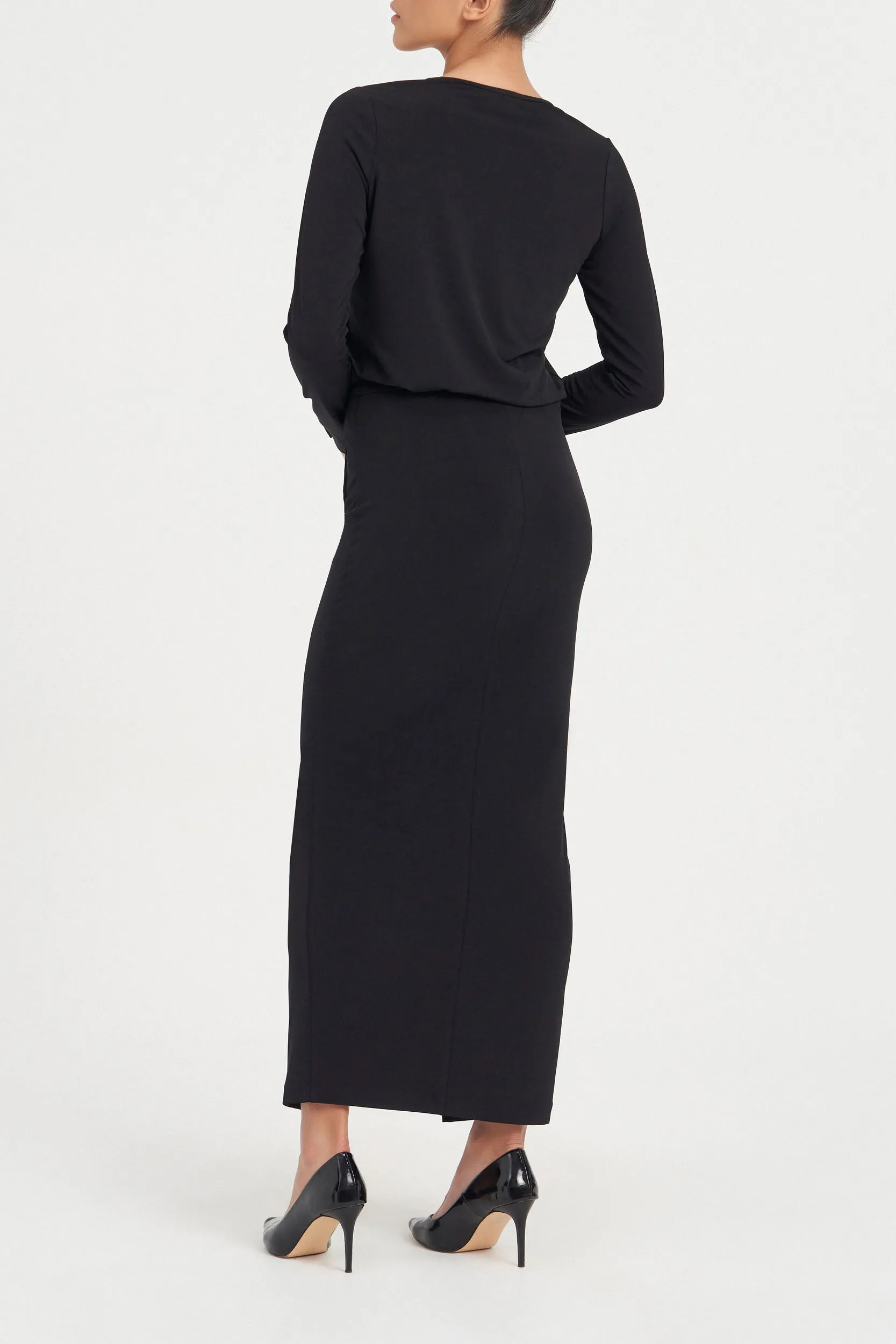 MRS JONES BLACK LINDA SKIRT