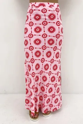 Naomie Maxi Skirt Strawberry Delight