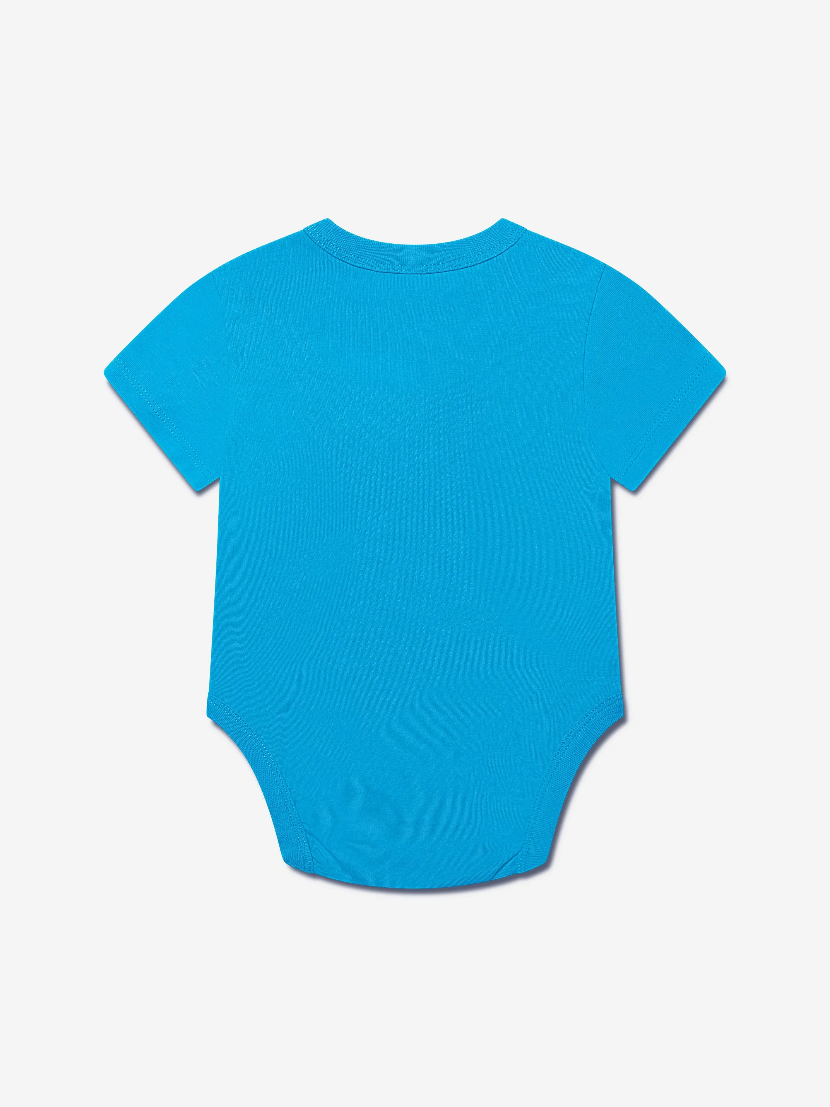 Off-White Baby Boys Bodysuit And Bib Set in Blue