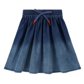 Ombre Denim Skirt