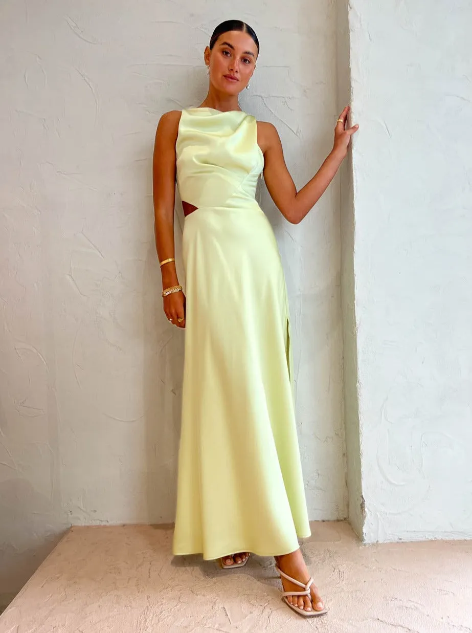 One Fell Swoop Florence Maxi Dress in Limoncello