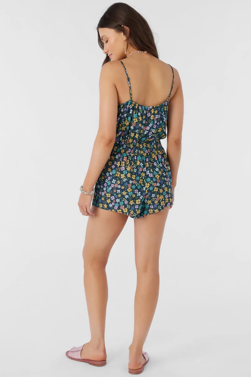 O'Neill Kasen Layla Floral Romper-Multi Clr