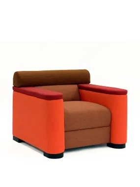 Orange armchair