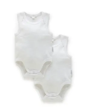 Pointelle 2 Pack Singlet Bodysuit