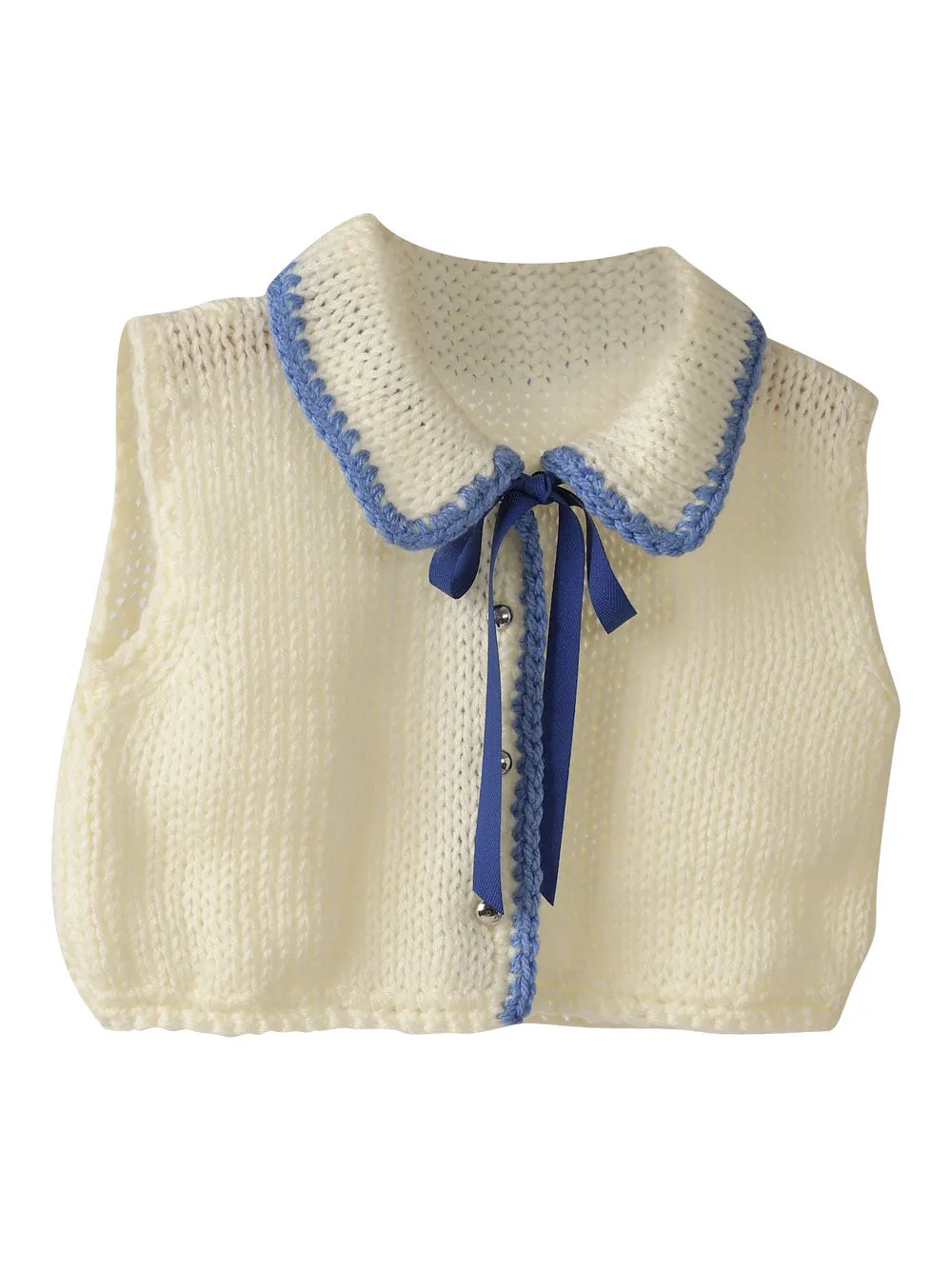 PREORDER: Ecru Knitted  Vest