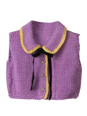 PREORDER: Purple Knitted  Vest