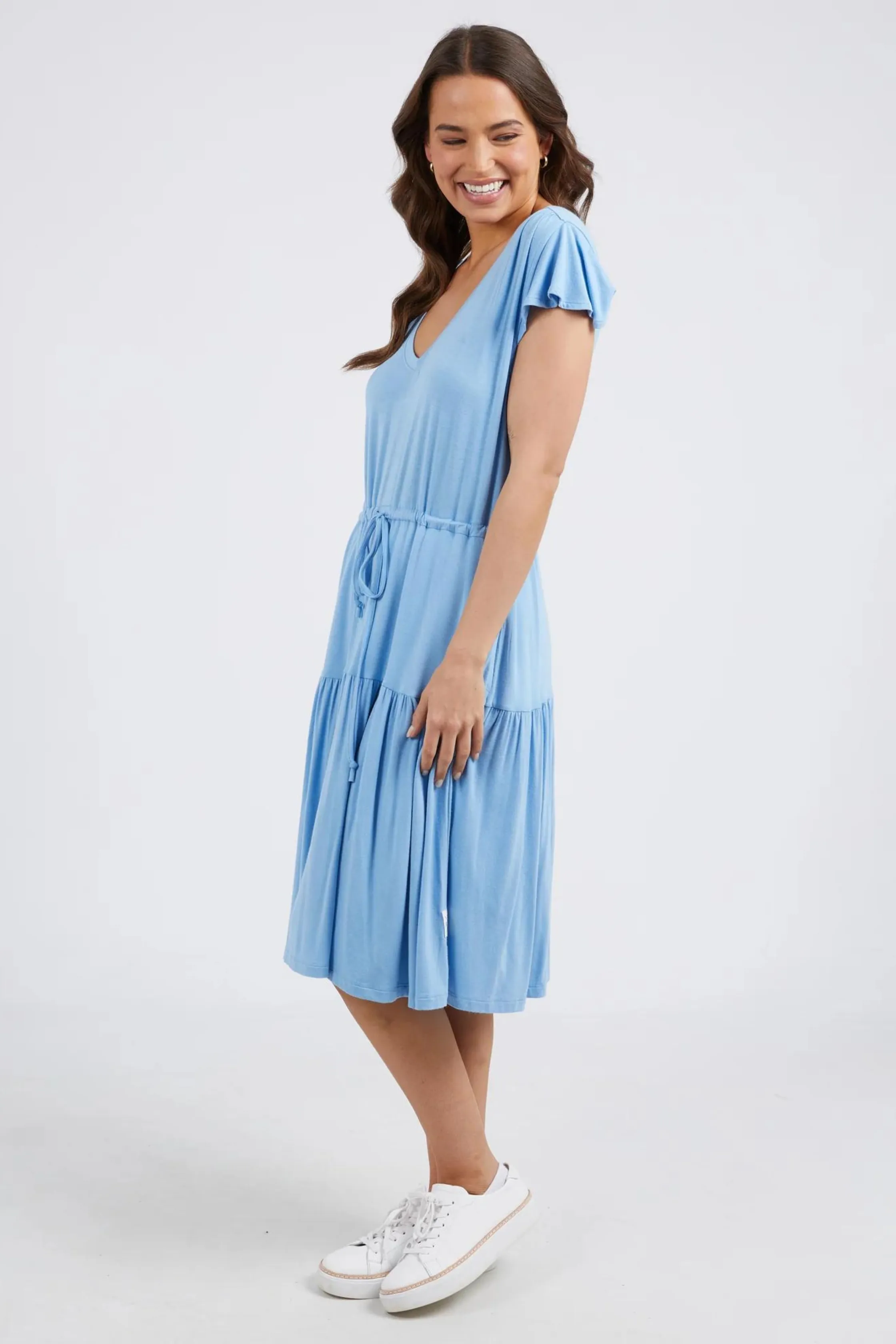 PRIYA DRESS - Azure Blue