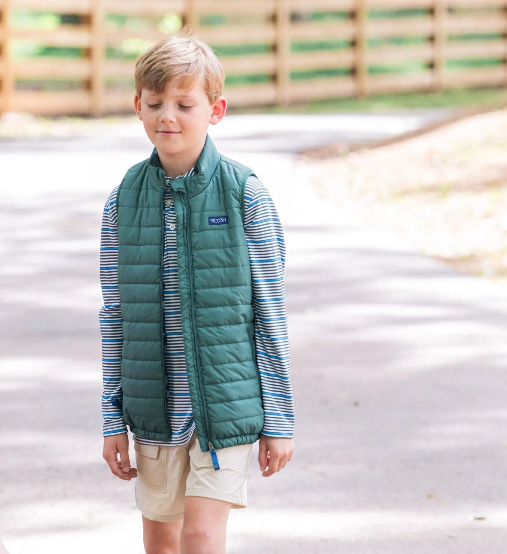 Puffer Vest- Posy Green