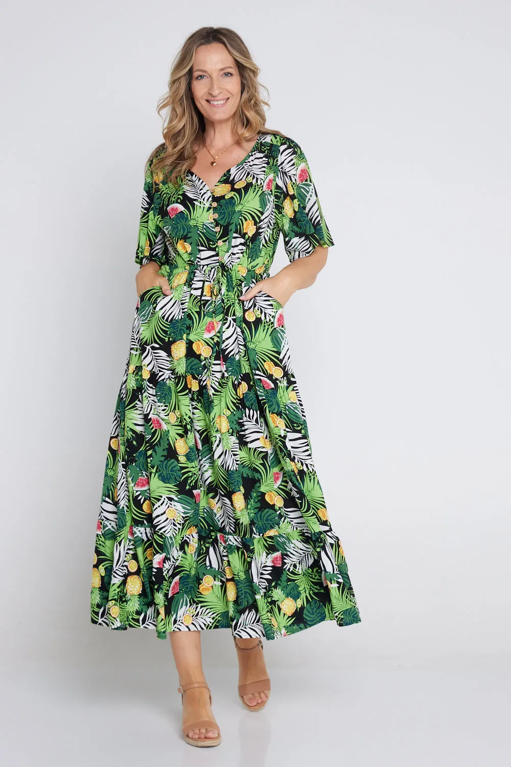 Quinn Maxi Dress - Tropical Summer