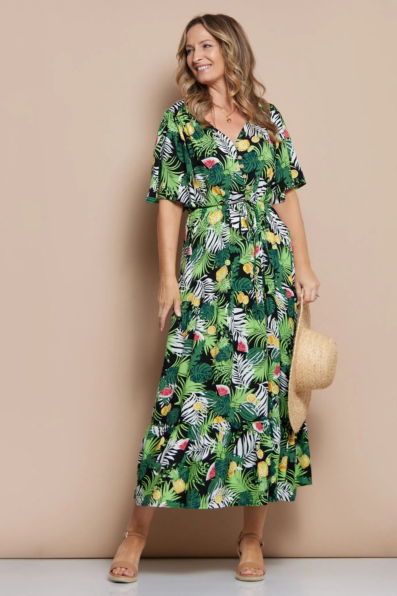 Quinn Maxi Dress - Tropical Summer