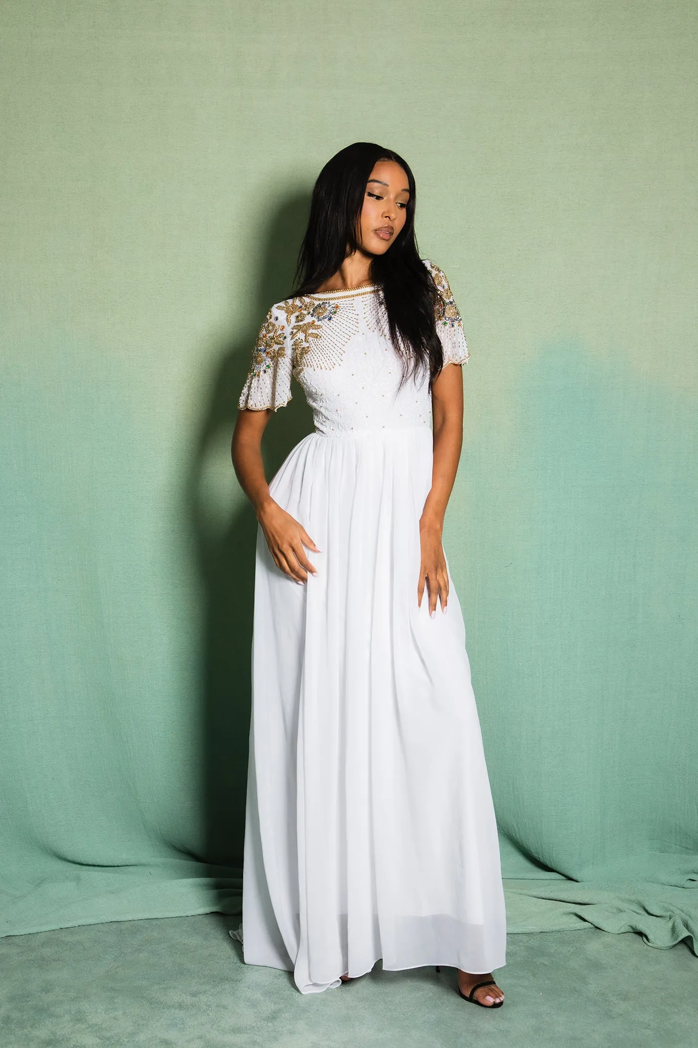 Raina Maxi White