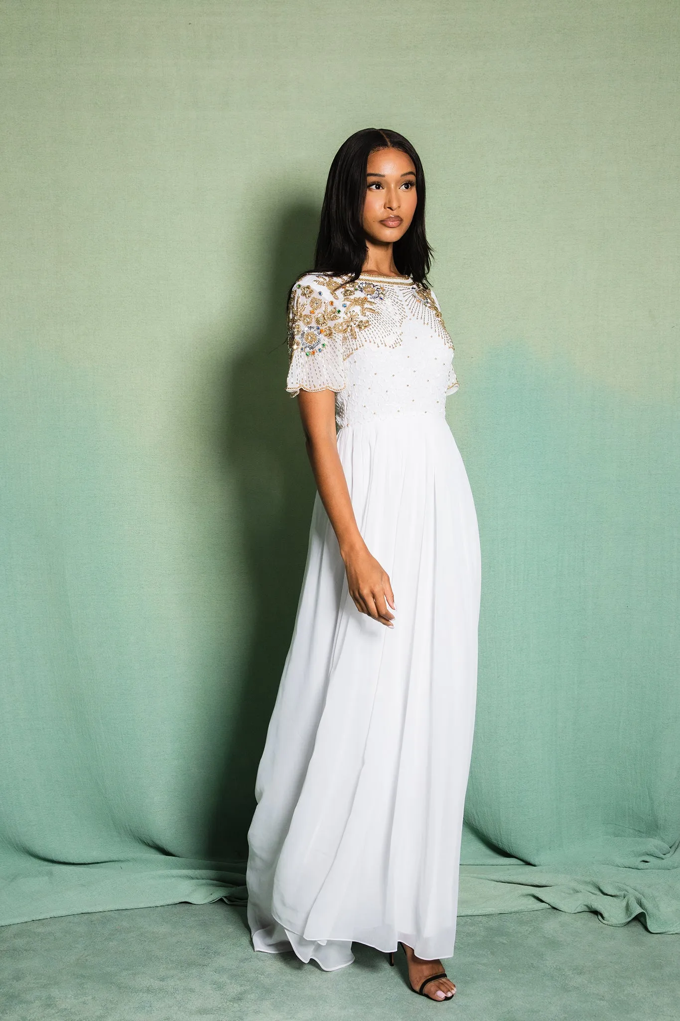 Raina Maxi White