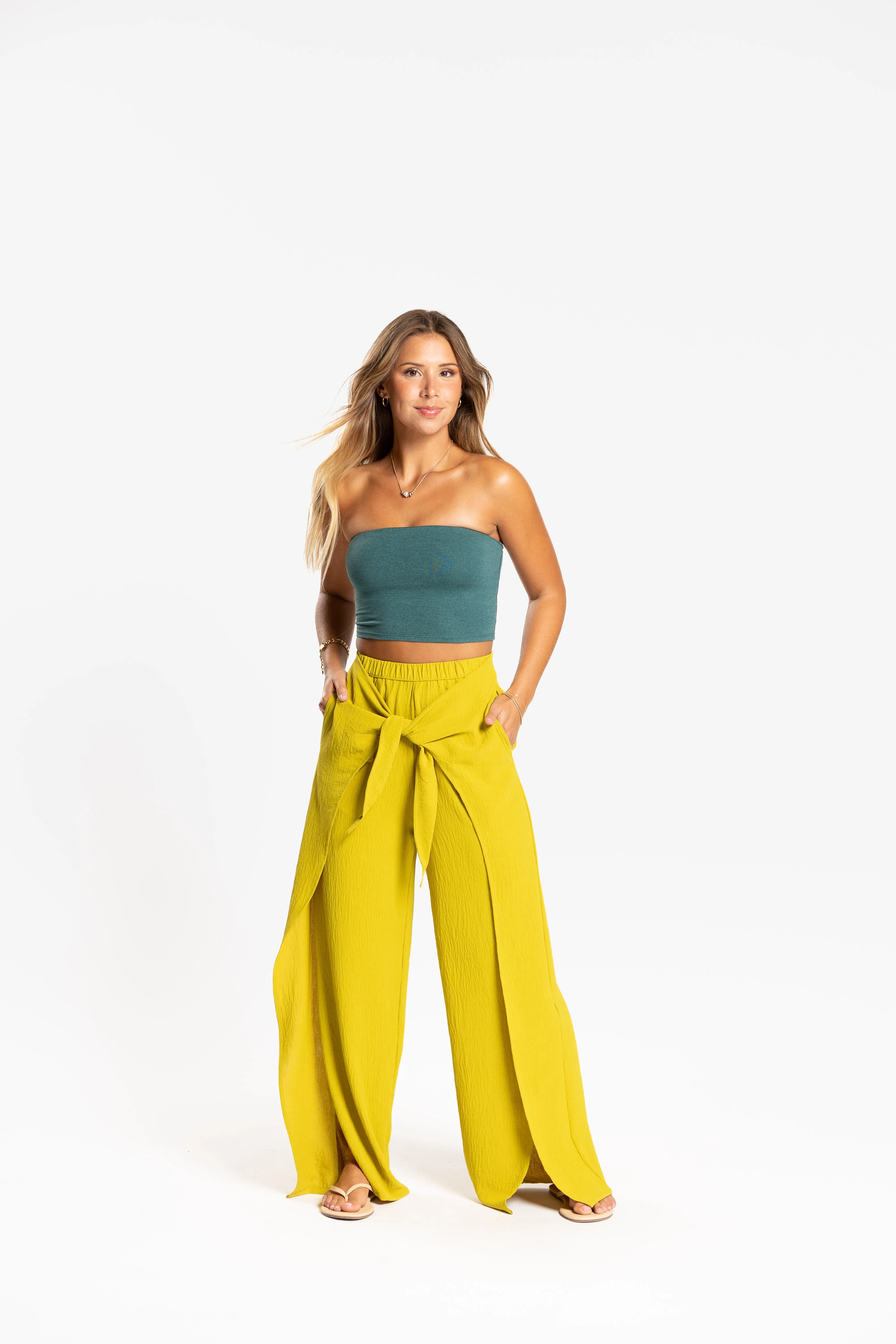 Resort Tie Front Pant