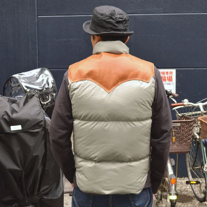 ROCKY MOUNTAIN × WAREHOUSE "2221" NYLON DOWN VEST