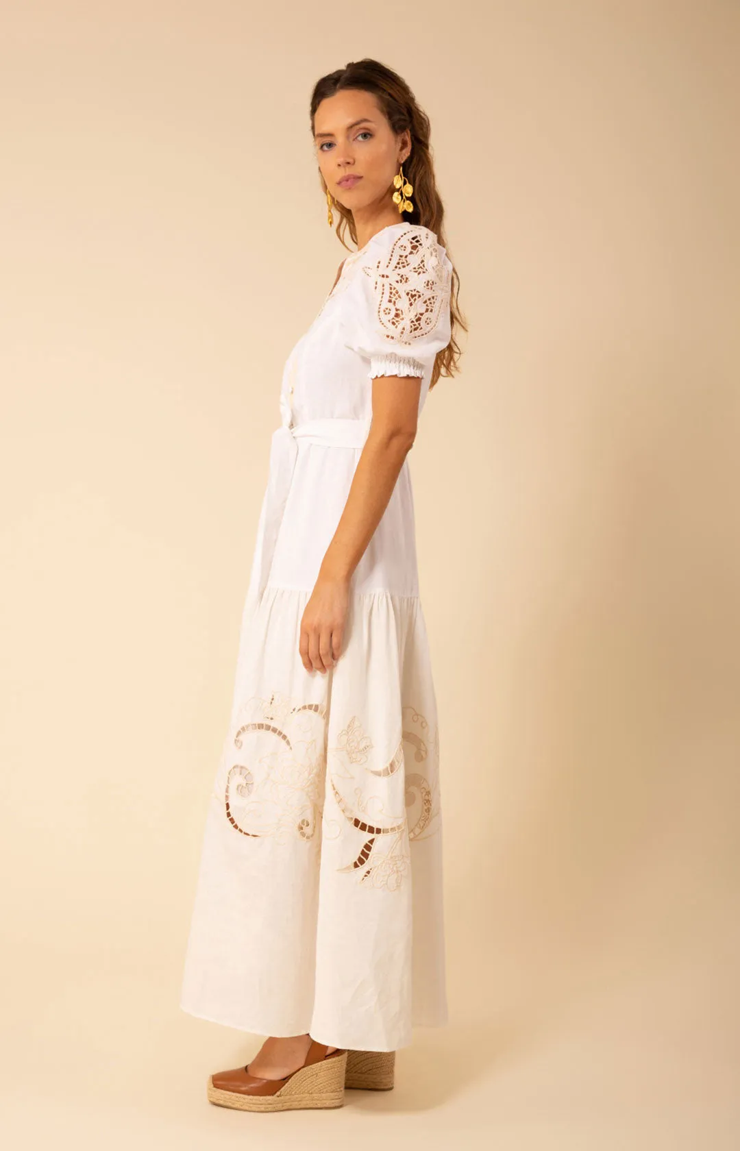 Ruth Linen Maxi Dress